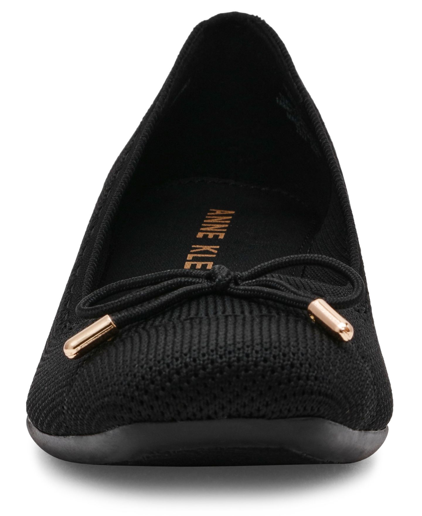 Женские туфли Anne Klein Wesson Cap Toe Wedge Pumps, цвет: Чёрный — фото 6