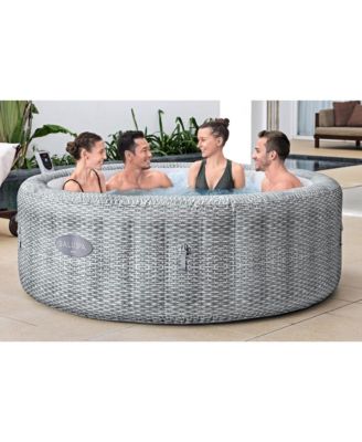 SaluSpa Bali Smart AirJet Inflatable Hot Tub w/ Energy Sense Cover.