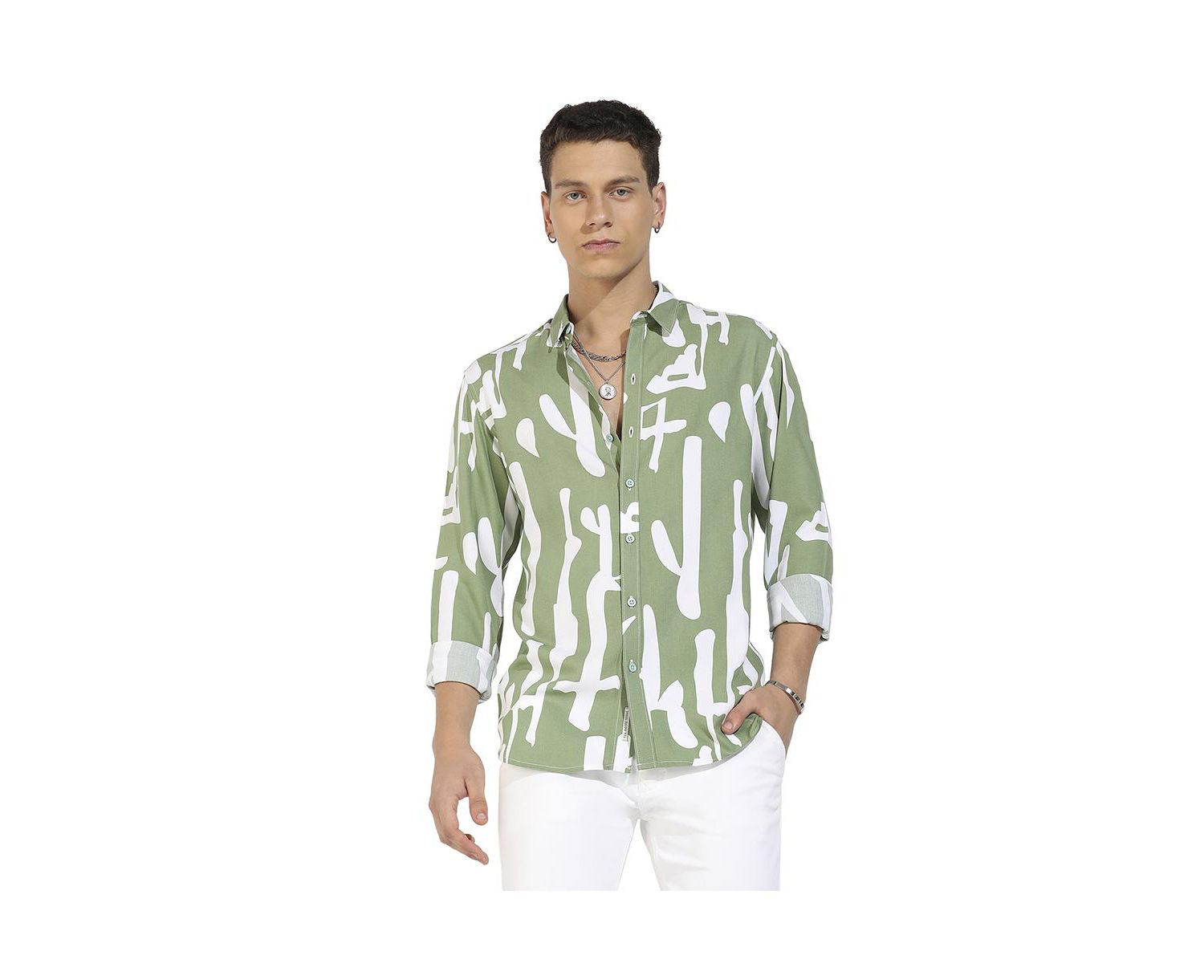 Men's Abstract Print Shirt