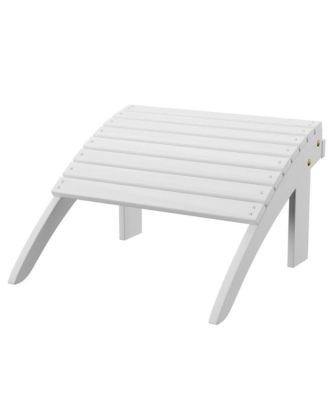 White Adirondack Ottoman