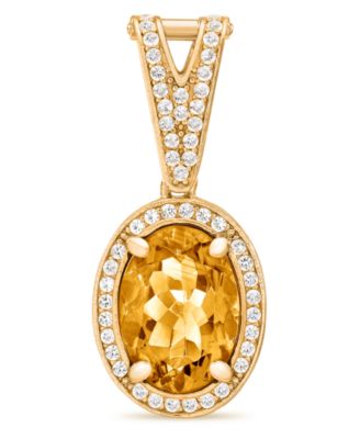 Amethyst (5-3/8 ct. t.w.) & White Topaz (3/4 ct. t.w.) Panther Link 18" Necklace in 14k Gold-Plated Sterling Silver