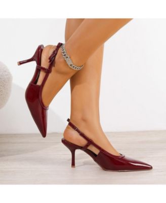 Estefania Slingback with Bow Accent