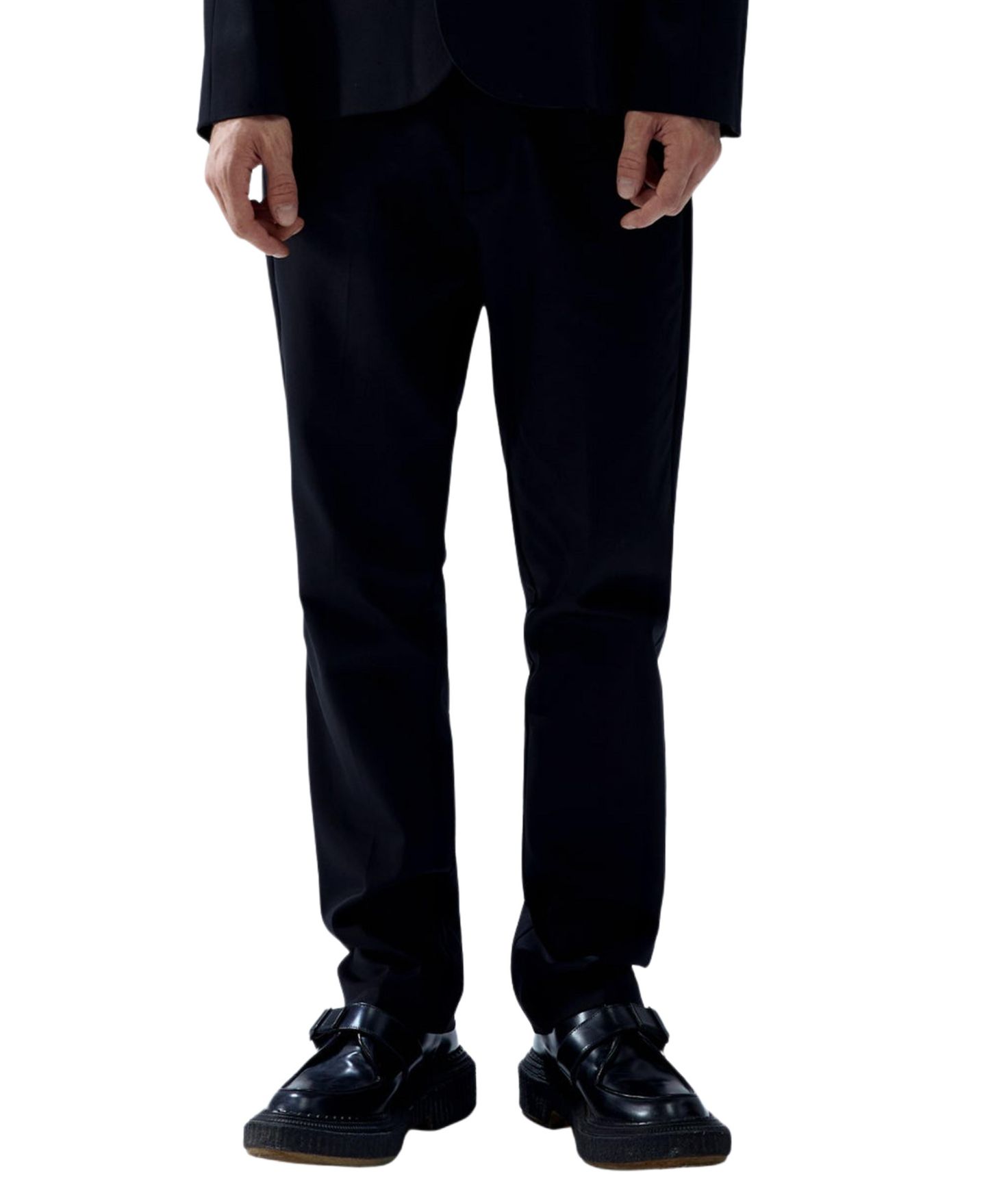 Женские брюки PCFG Cotton-Blend Kangaroo-Waistband, цвет: Чёрный — фото 1