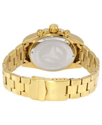 Men's TM-220131 Manta Quartz Chronograph Black Dial Watch