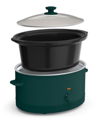 6-Quart Electric Slow Cooker, Forest Green