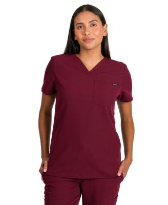 Women's Camilla Slim Scrubs Top with One Pocket