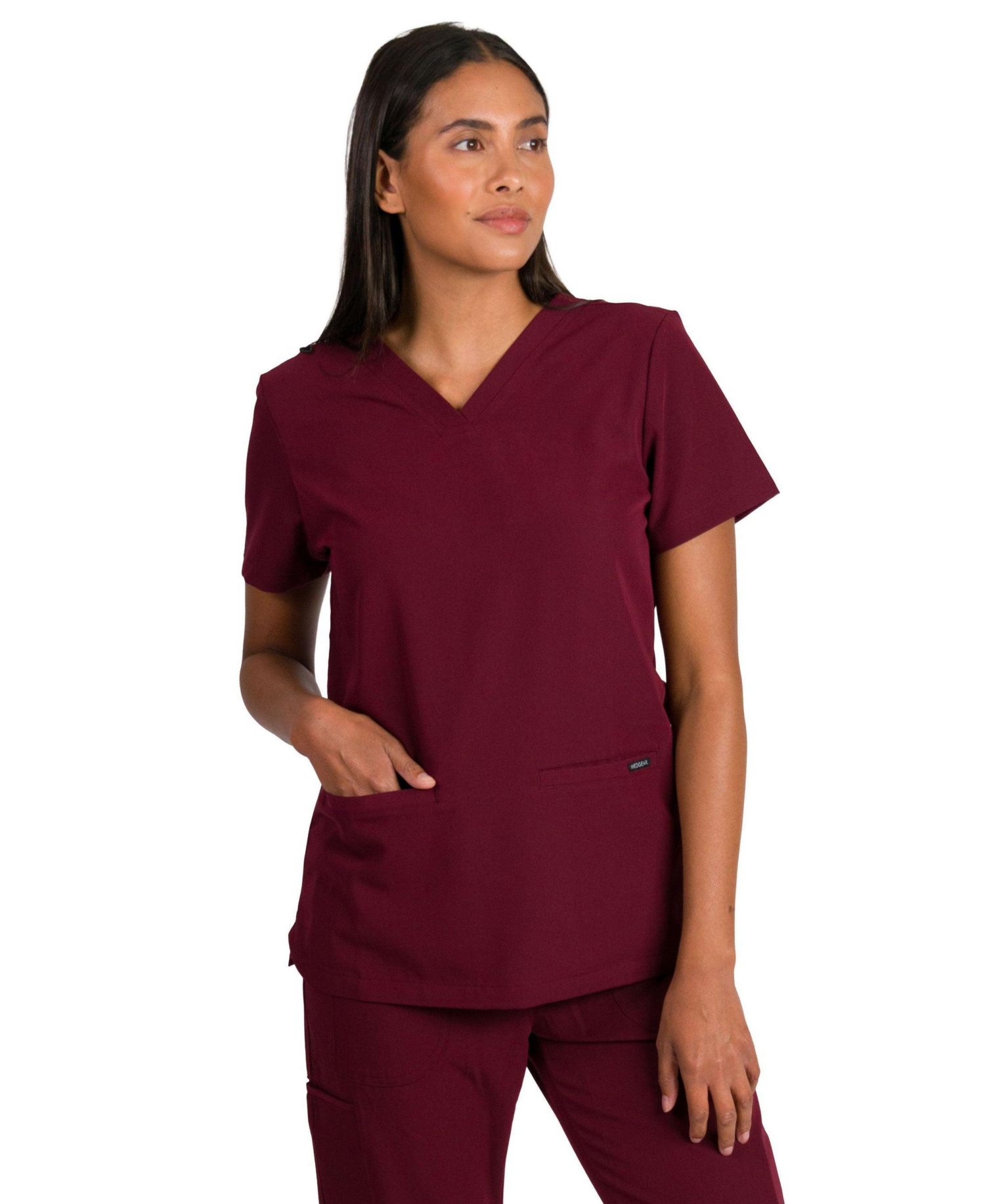 Women's Sofia Slim Scrubs Top with 3 Pockets
