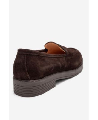 Bree Platform Penny Leather Loafer (Women)