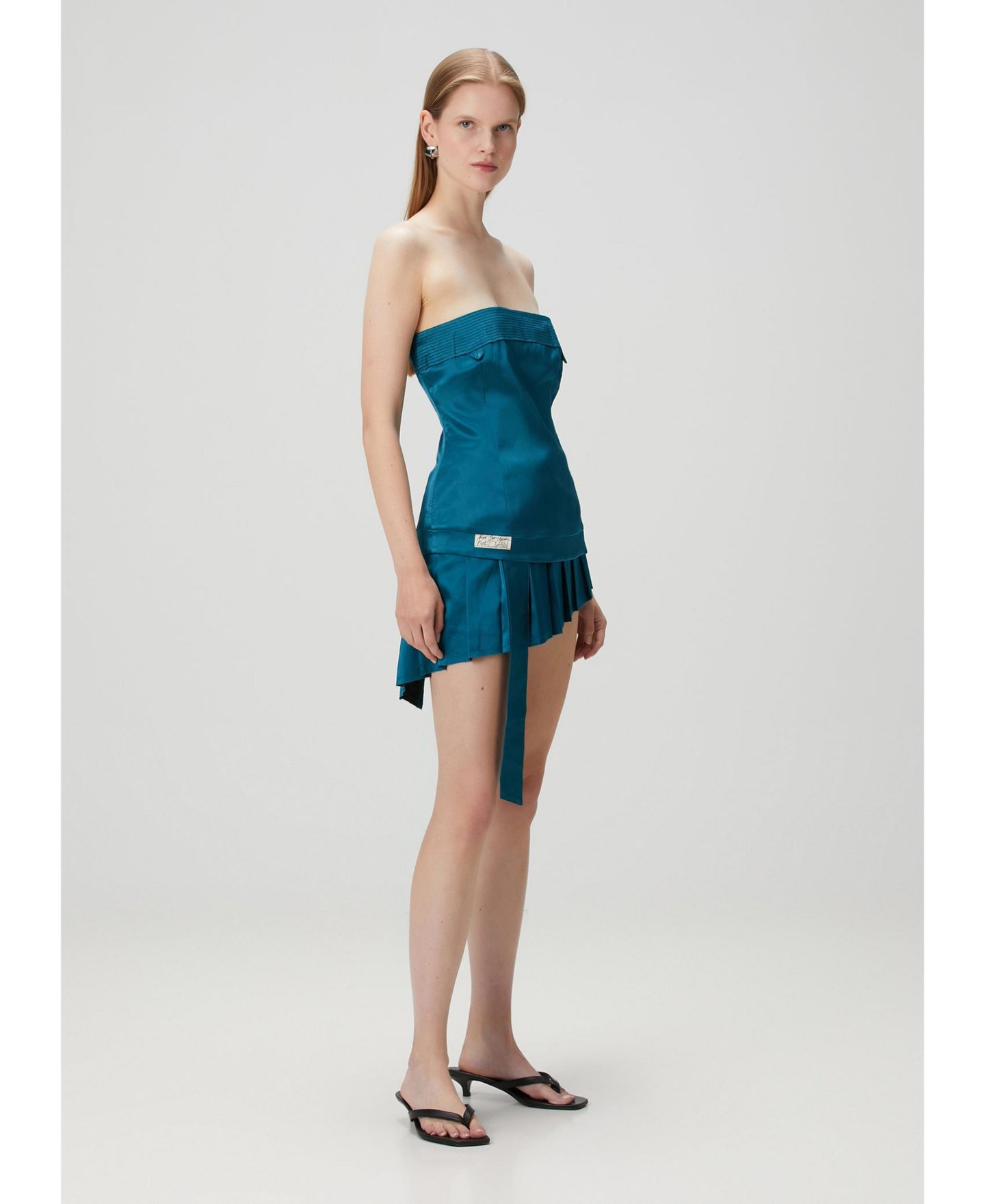 Женский топ PCFG Pure Silk, цвет: Синий — фото 7