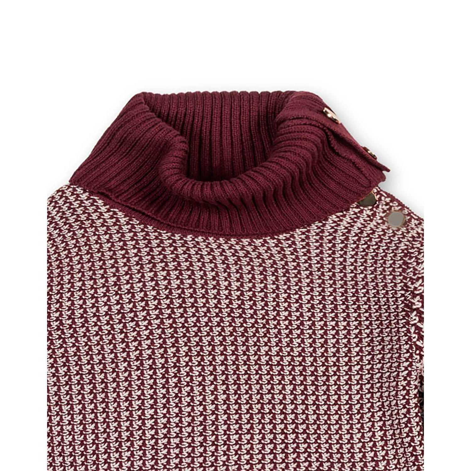 Women's Hope and Henry Organic Tweed Stitch Turtleneck Sweater