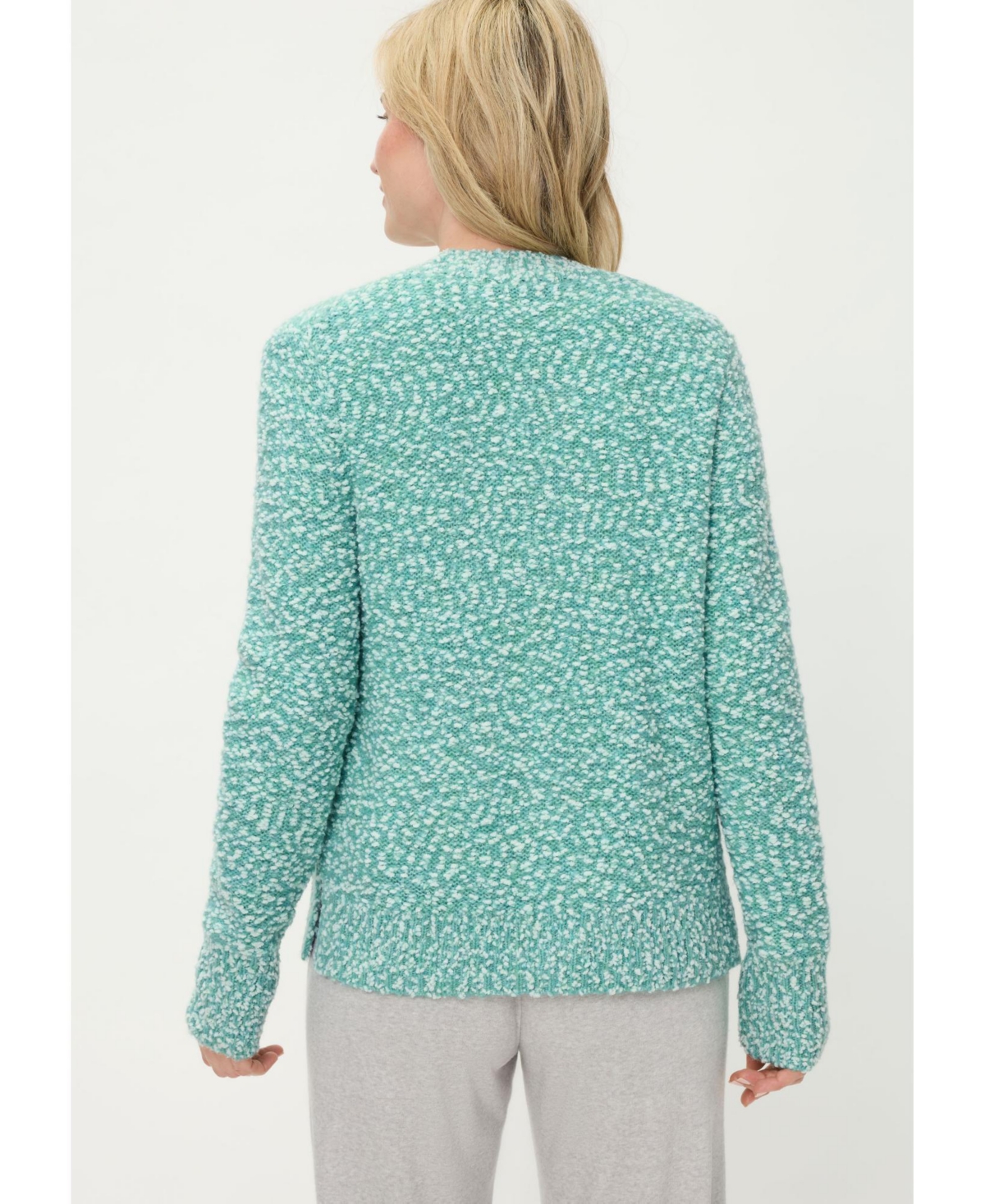 Olsen Women's Two-Tone Boucle Cardigan