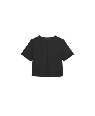 Women's Naya Suede T-Shirt - Cafe