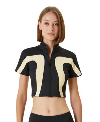 Women's Boomerang Zip Up Top