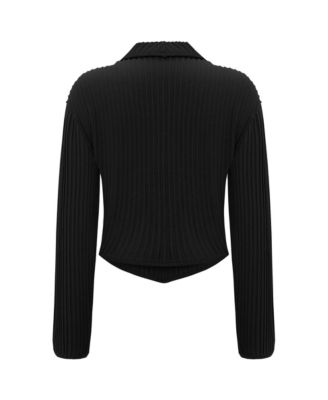 Women's Fitted Knit Cardigan