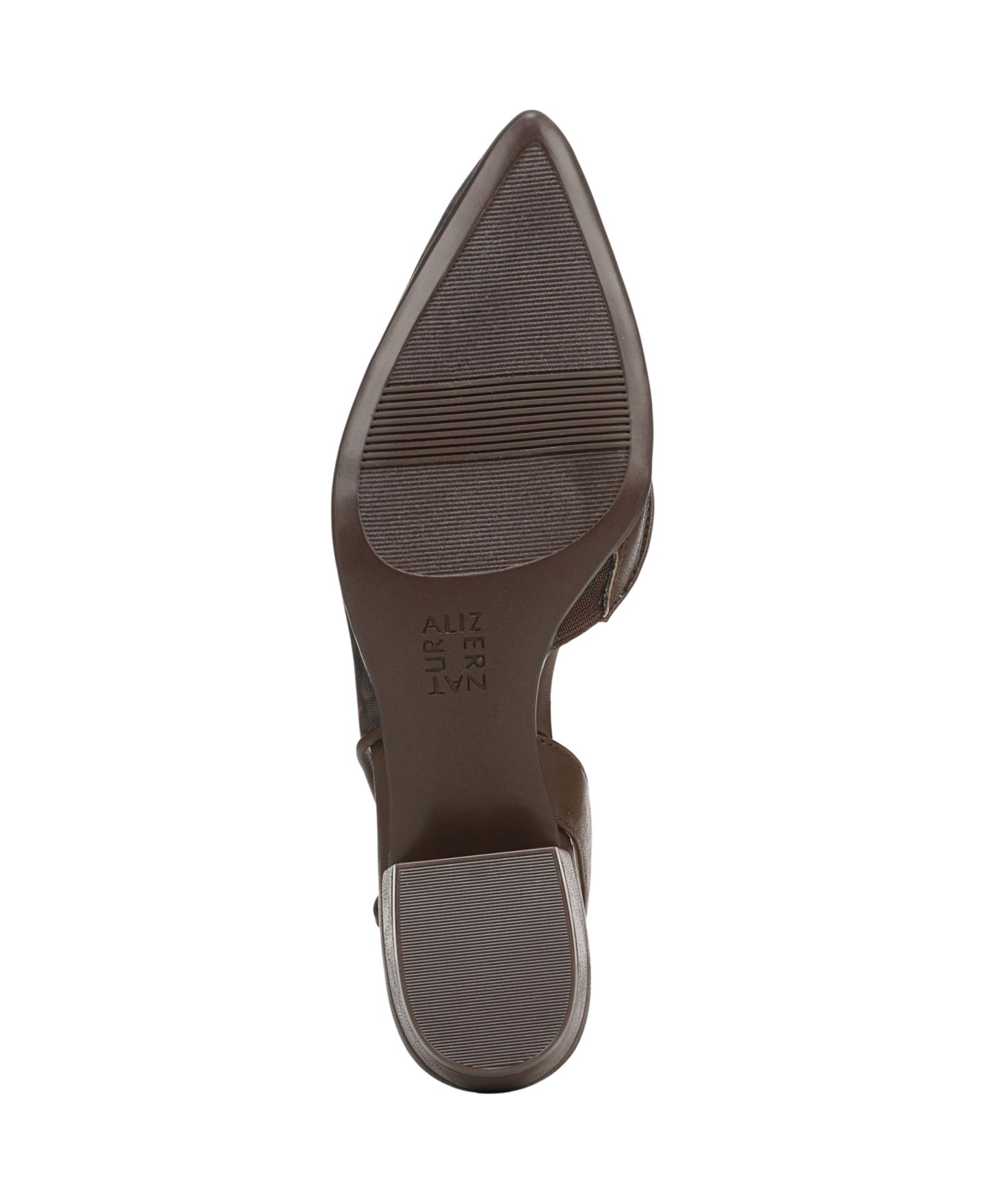 Женские туфли Naturalizer Banks Slingbacks, цвет: Коричневый леопардовый с принтом сетчатый — фото 5
