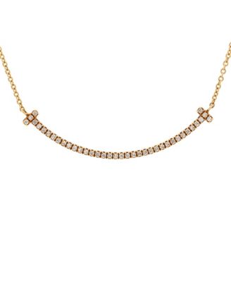 T Smile Pendant Necklace