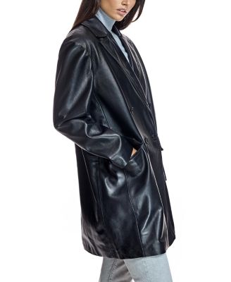 Women's Leather Blazer