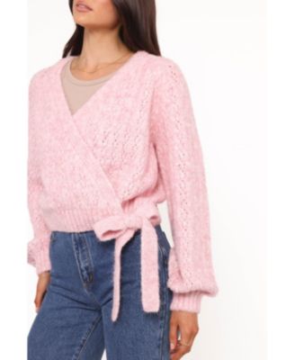 Women's Etta Ballet Wrap Knit Sweater.