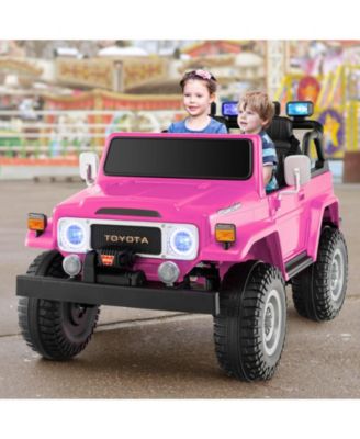 ZMMC4475 12V 2-Seat Licensed Kids Ride On Toyota FJ40 Car with 2.4G Remote Control