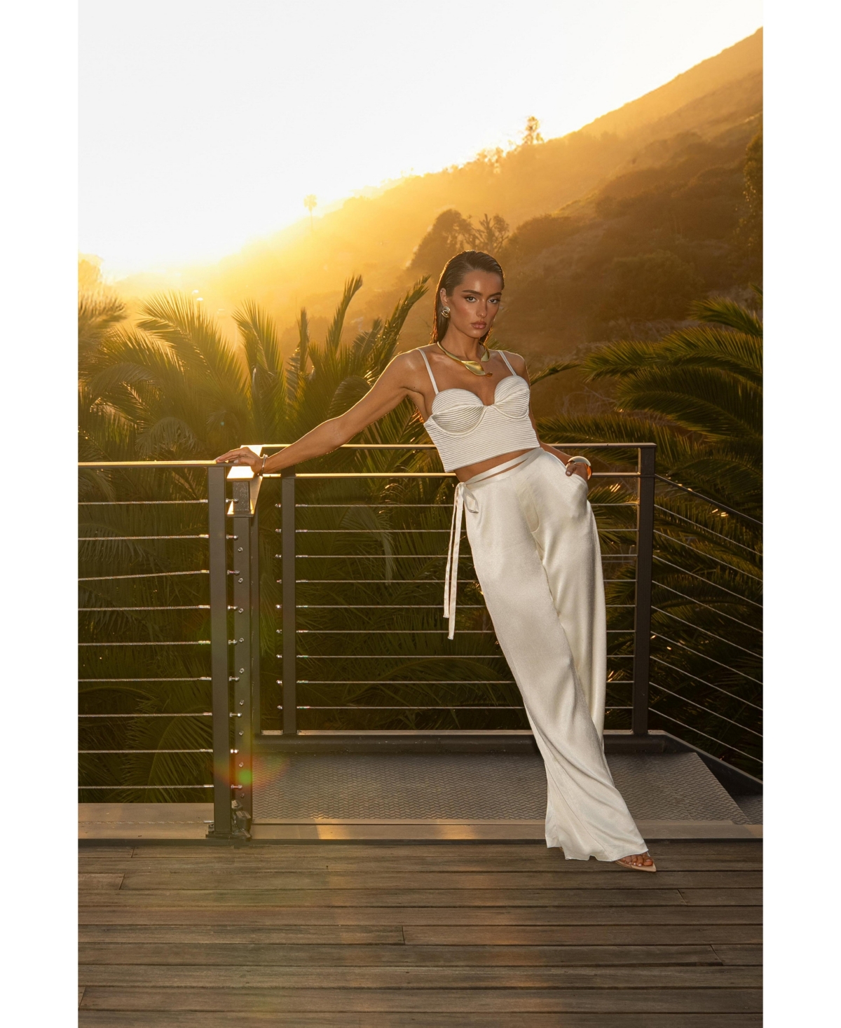 Jluxlabel Women's Deserae Satin Pants