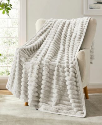 Ultra Plush Raschel Mink Blanket, Twin/Full