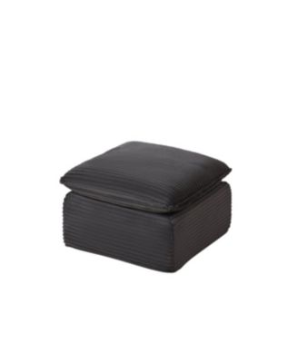 Modern corduroy cloud sofa, comfortable & combinable for living rooms