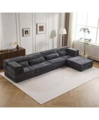 Compression Sofa, Convertible Floor Sofa Bed, Modular Sectional Sofa