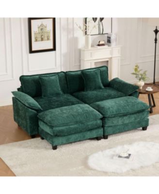 Cloud Couch: Ultimate Comfort Chenille Sofa with Ergonomic Support