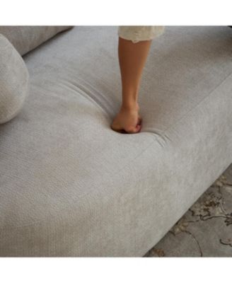 Streamdale Sofa-in-a-Box Memory Foam 2-Seater Couch, Gray