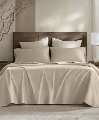 Harbor House Sateen 400-Thread Count Cotton 5-Pc. Sheet Set, Split King