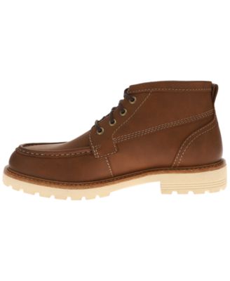 Men's Weston Lightweight Lugged Lace-Up Moc-Toe Boots