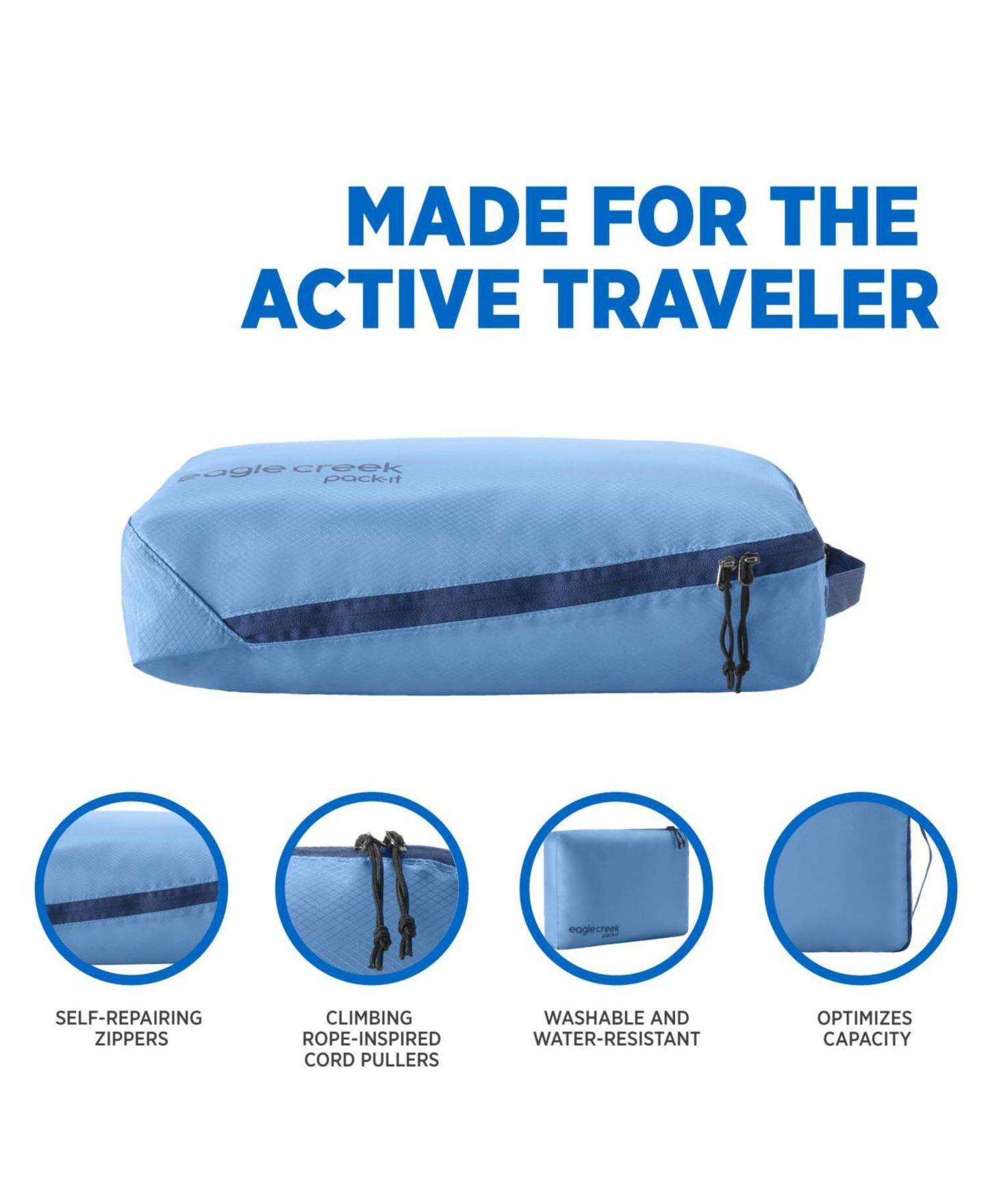Eagle Creek Pack-It Isolate Cube, цвет: Синий — фото 5