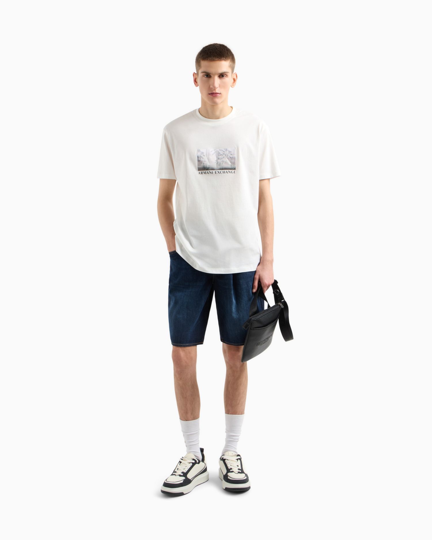 Men's Short Sleeve Crewneck Logo Graphic T-Shirt