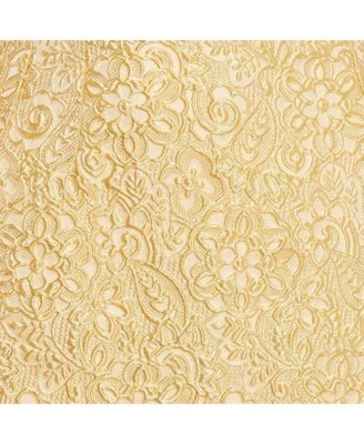 Women's Yellow Textured Jacquard Pencil Skirt