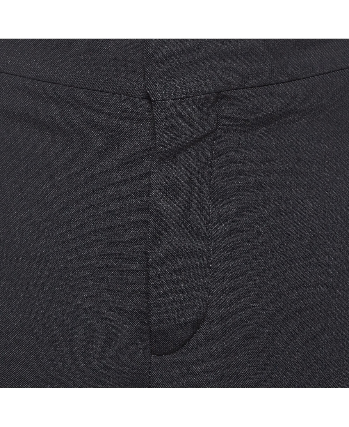 Pre-Owned Chloe Women's Black Gabardine Trousers