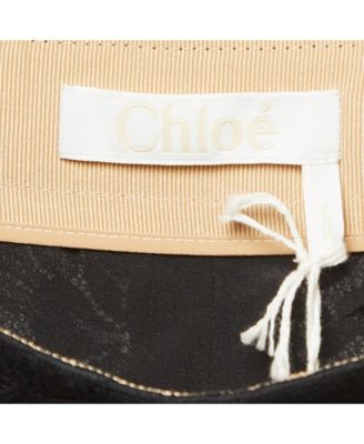 Women's Black Floral Pattern Lace Sheer Trousers