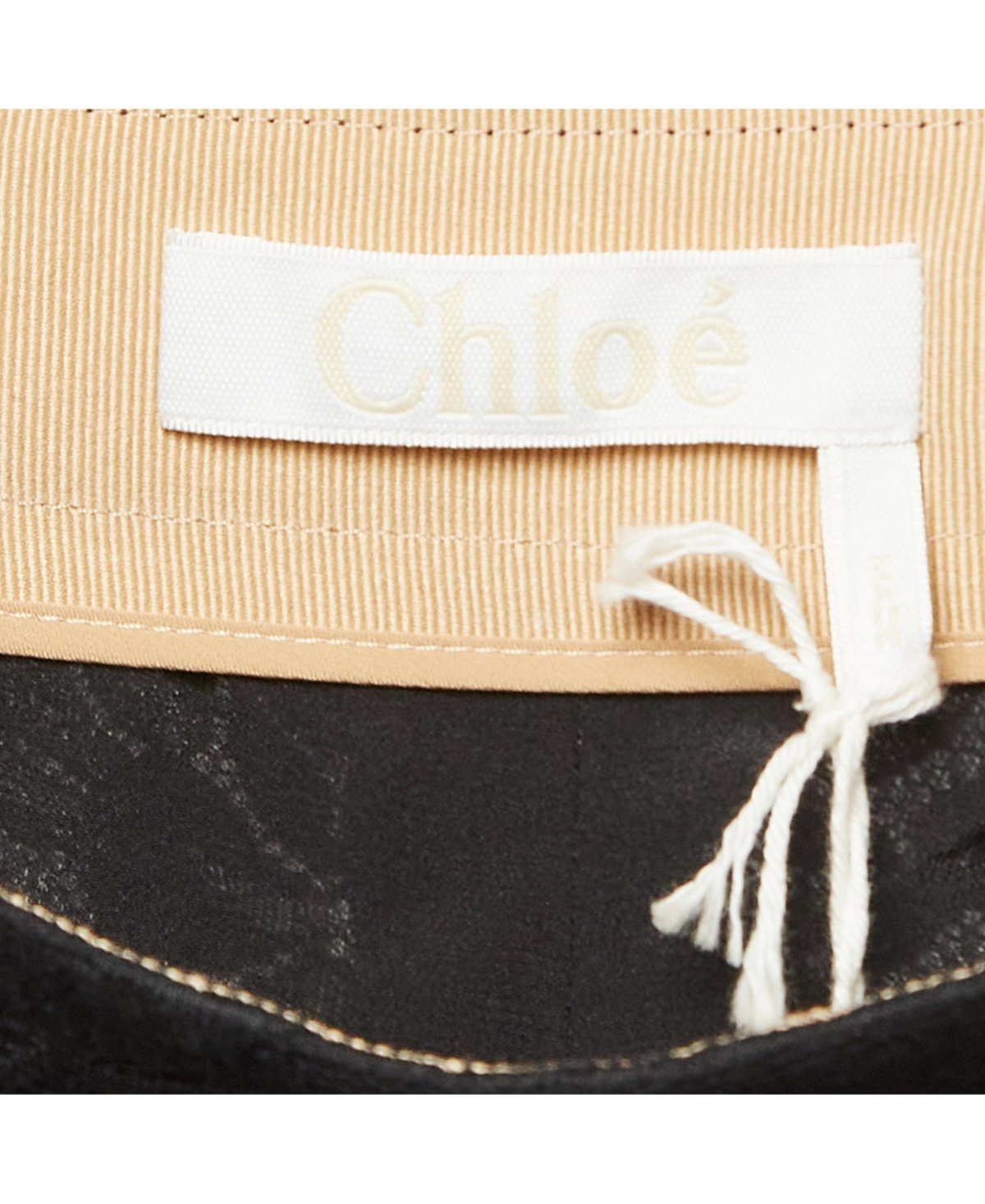 Pre-Owned Chloe Women's Black Floral Pattern Lace Sheer Trousers