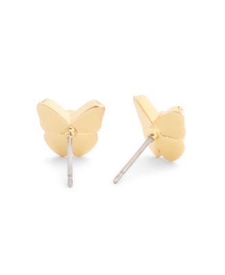 Faux Stone Pav&eacute; Icons Butterfly Stud Earrings