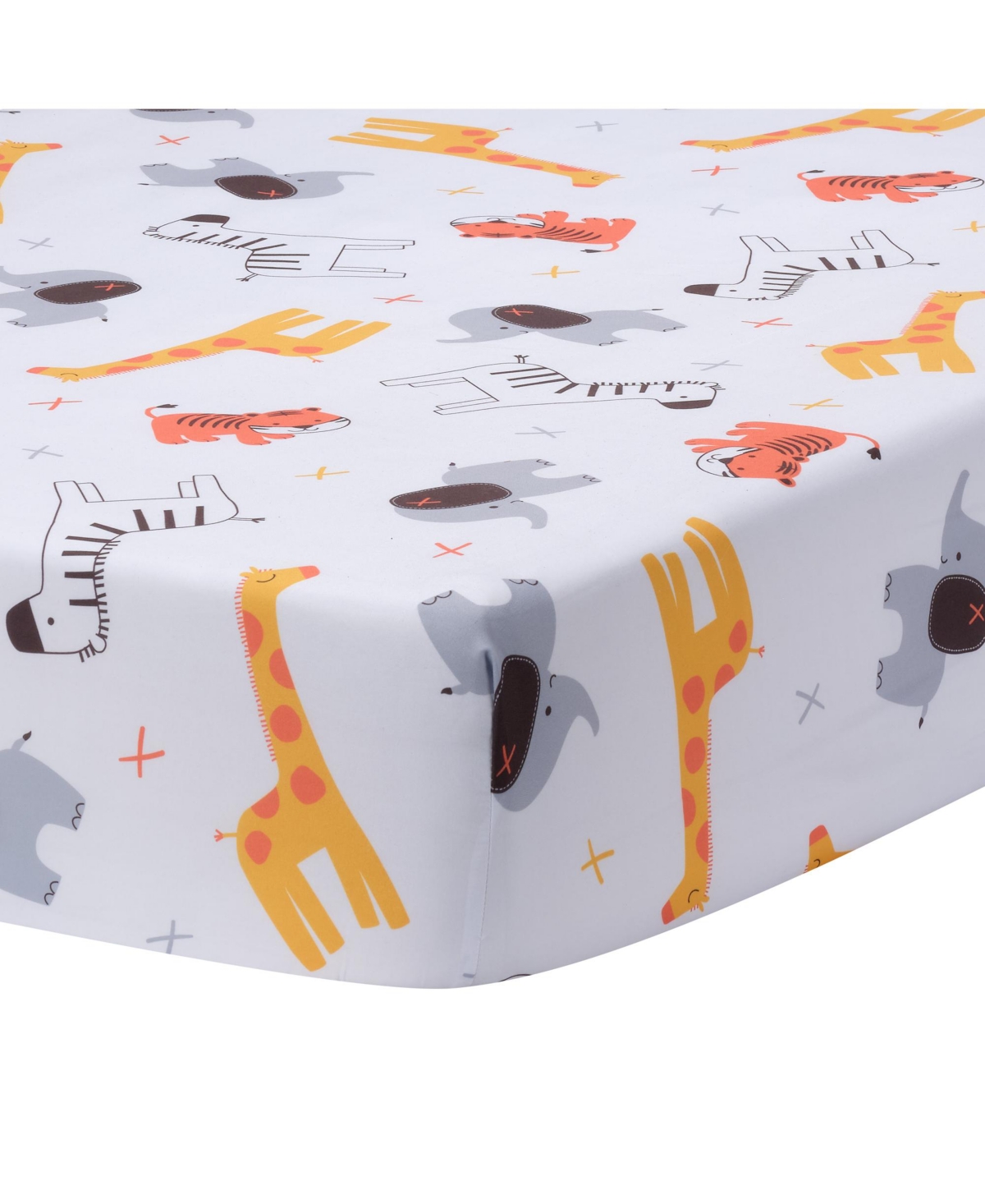 Bedtime Originals Baby Lollipop Jungle Microfiber Fitted Crib/Toddler Sheet