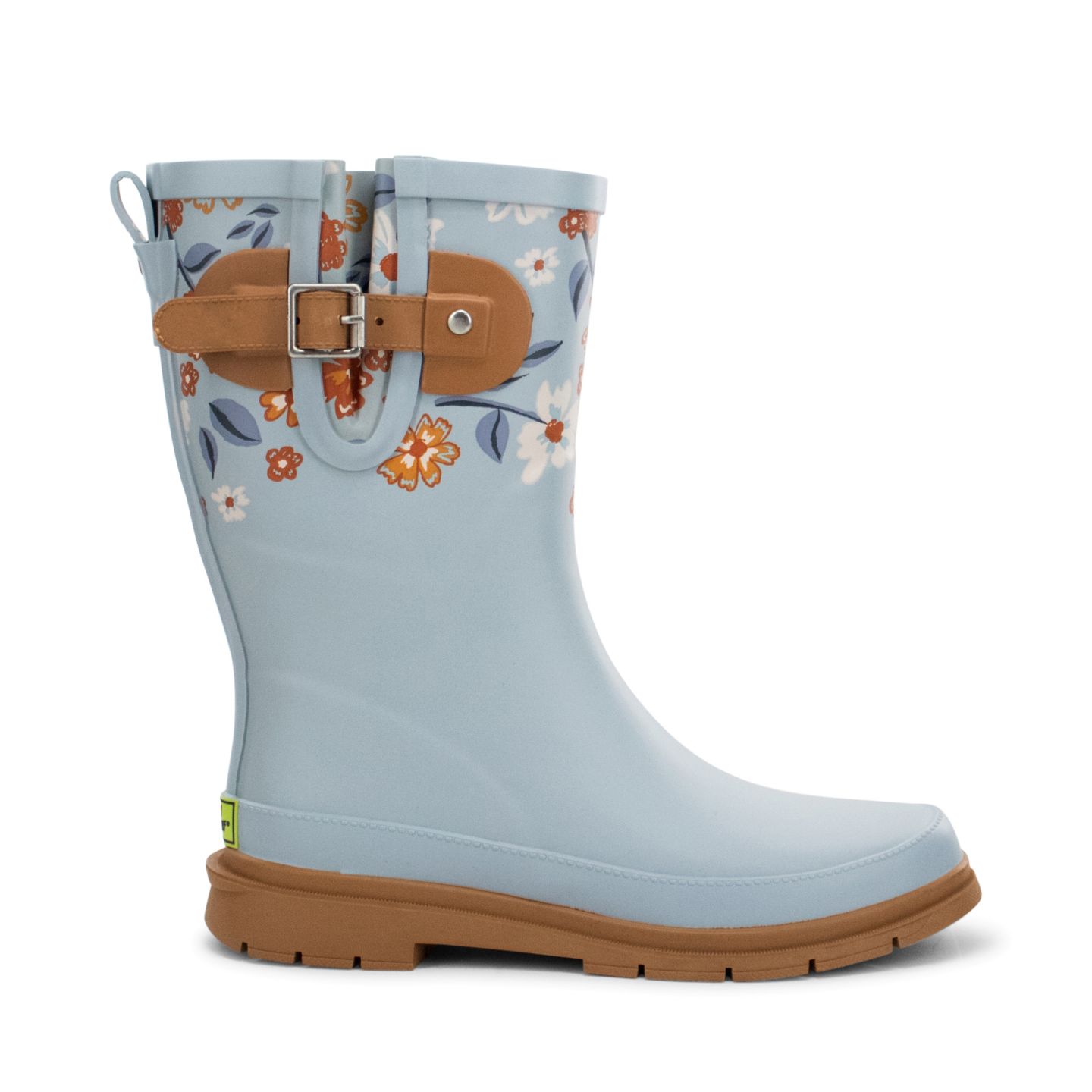 Женские ботинки Western Chief Meadow Mist Mid Rain Boot, цвет: Синий — фото 4