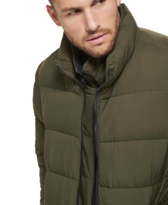 Men's Puffer With Set In Bib Detail, Created for Macy's