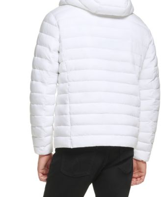 Men's Hooded & Quilted Packable Jacket