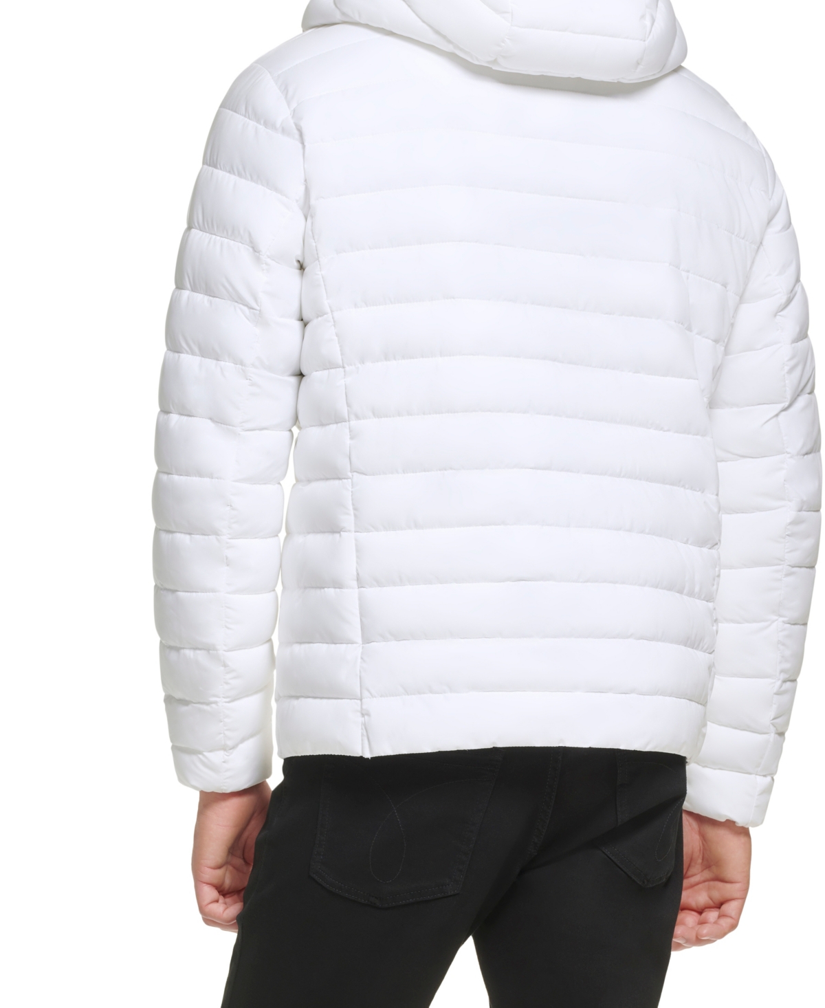 Calvin Klein Men's Hooded & Quilted Packable Jacket