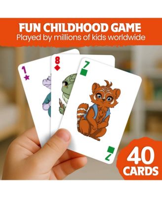 Crazy 8 Card Games for Kids  Fun Family Game with Cute Animals, Playdates, Family Time
