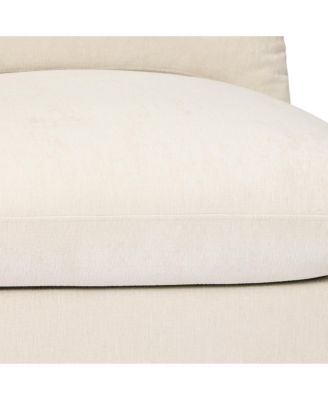 68.5" Chenille Upholstered Indoor Chaise Lounge Chair