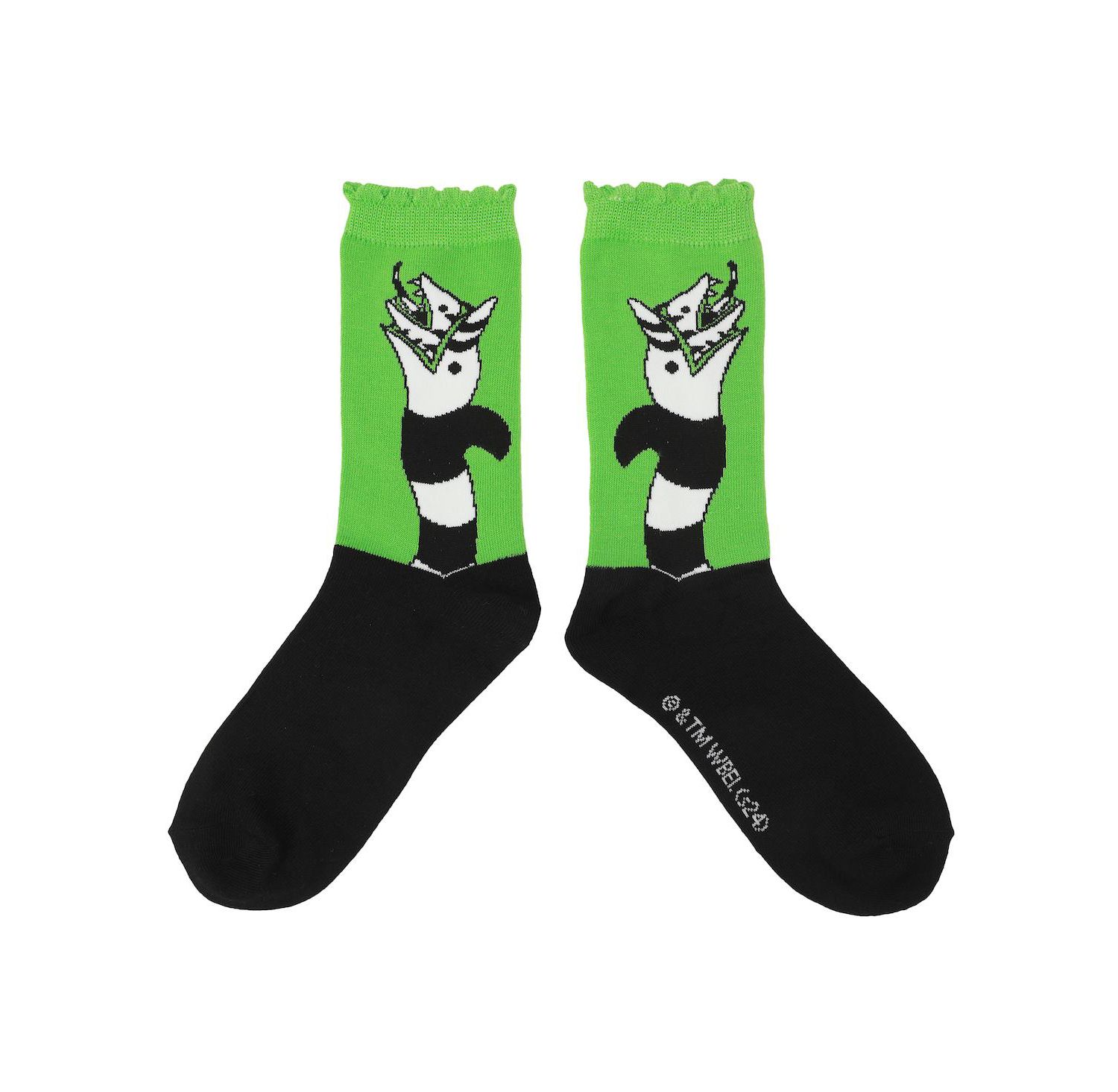 Women's Chibi Character Art 5-Pair Casual Crew Socks