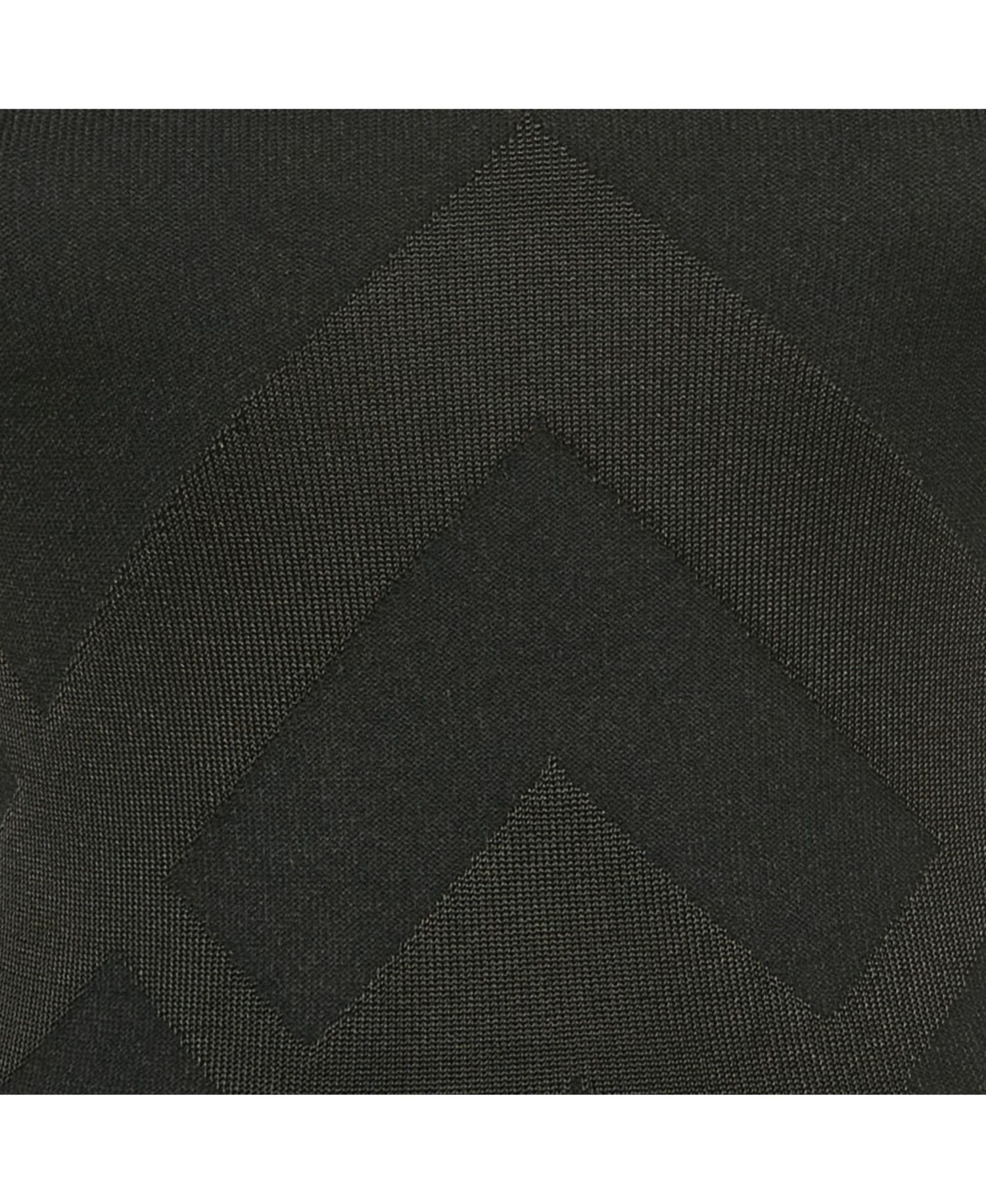 Women's Black Stretch Knit Flared Mini Dress