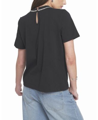 Women's Embellished Bow Tee T-Shirt