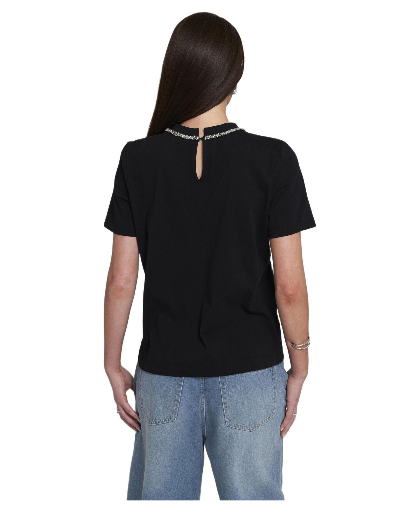 Женская футболка ELLE Collection Embellished Bow Tee — фото 2