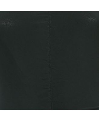 Women's Black Jersey Ruched Bodycon Dress